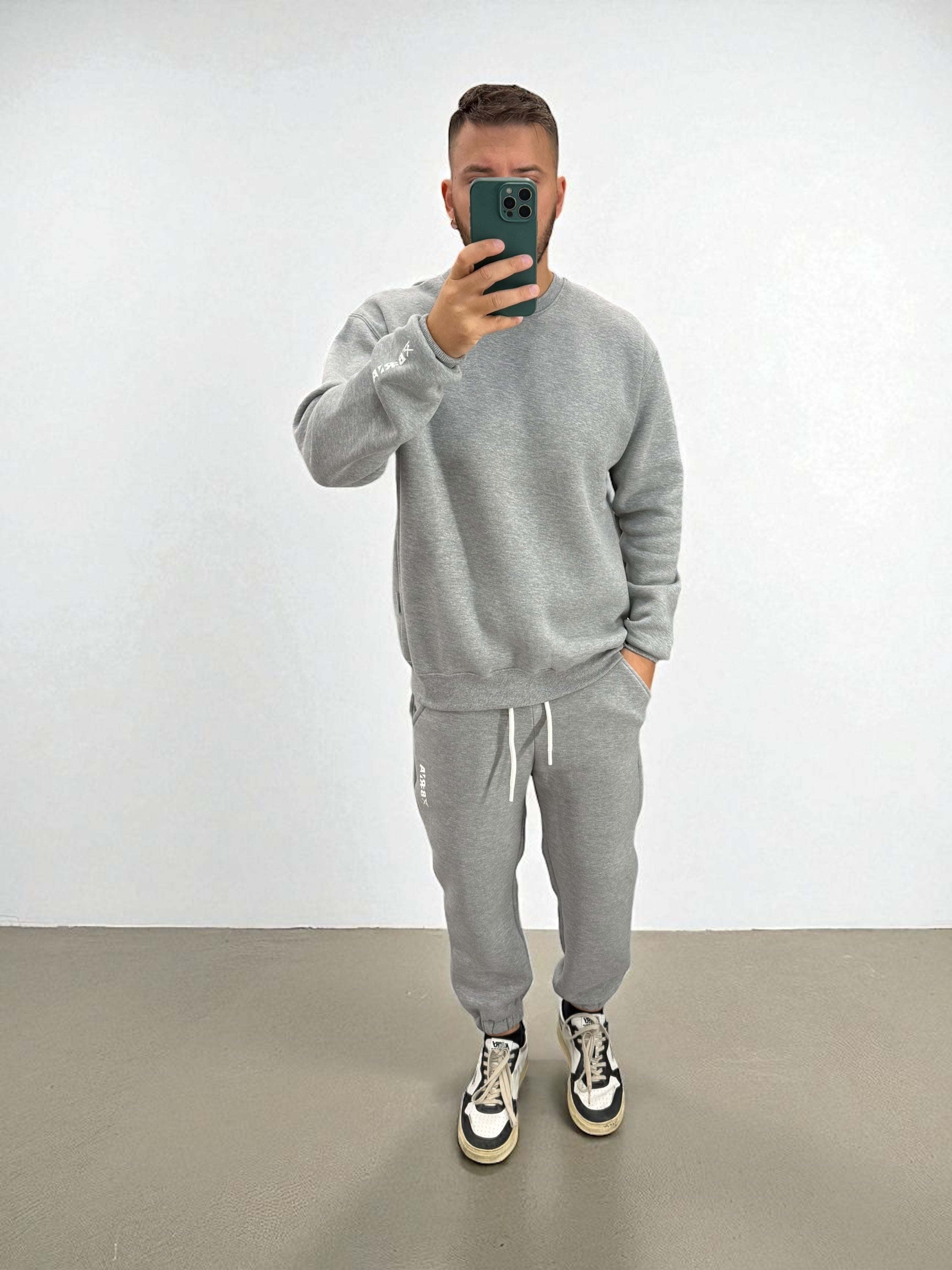 Felpa girocollo logo 020 BERNA