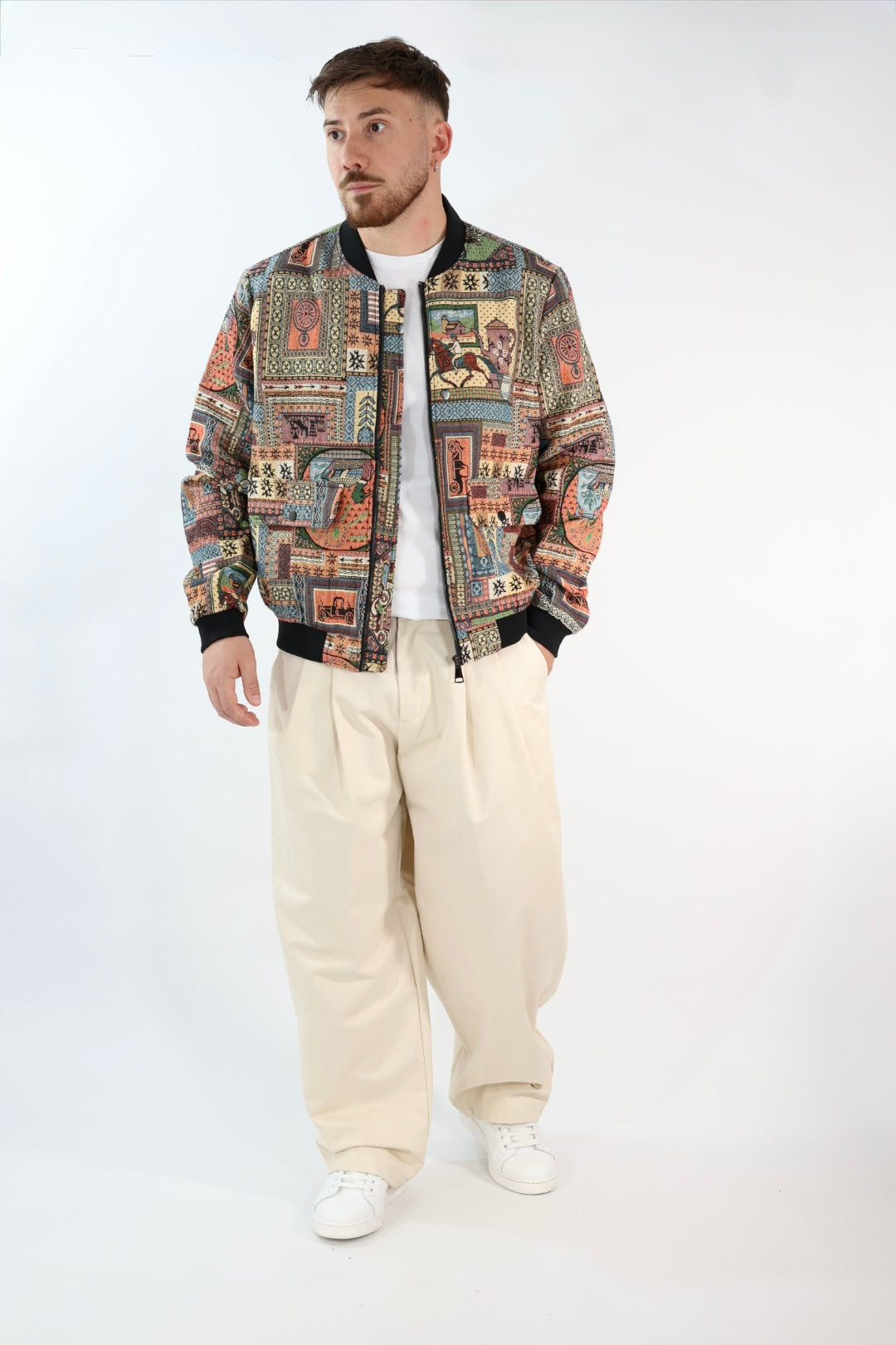 Pantalone doppia pence 1081 J.W