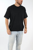 T shirt in maglia cropped over 432 BERNA