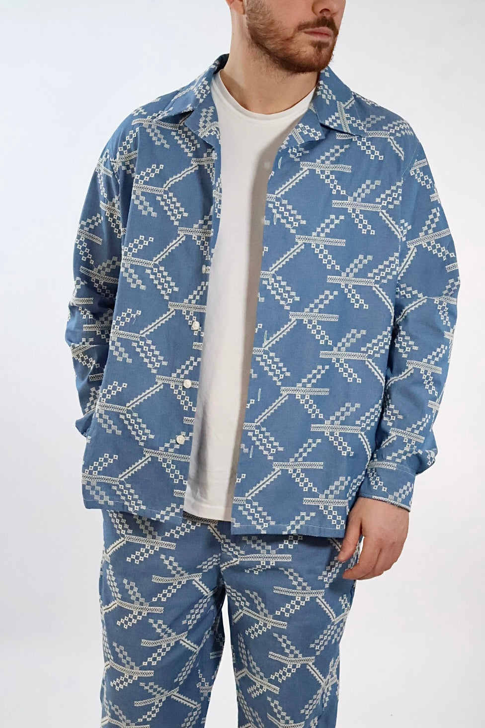 Camicia ricamata 369 BERNA