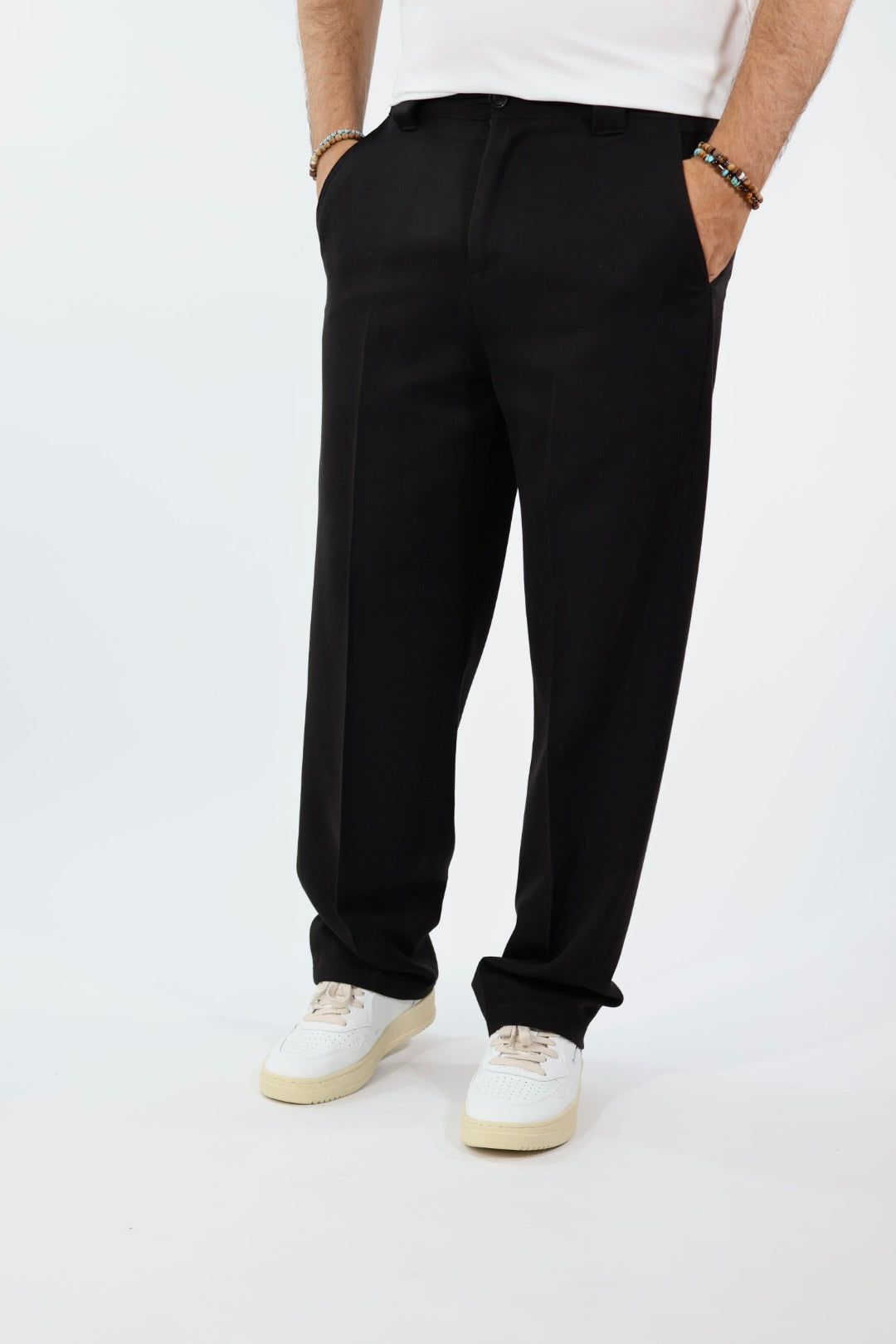 Pantalone straight poliviscosa 470 BERNA
