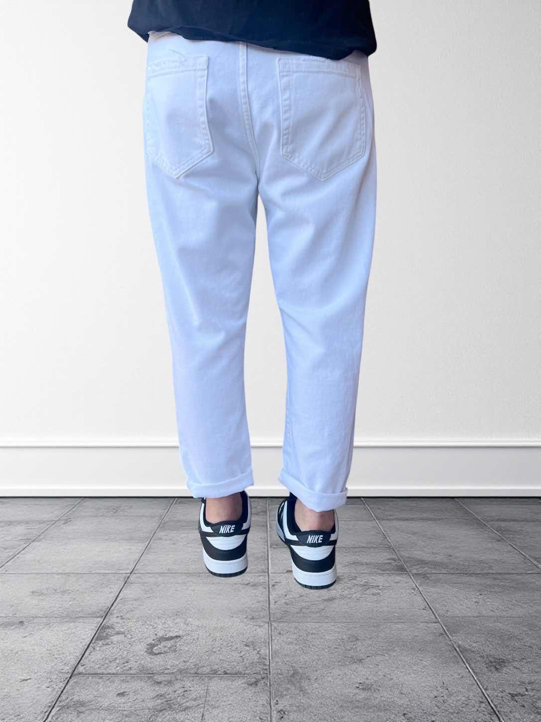 Jeans carrot strappi BERNA