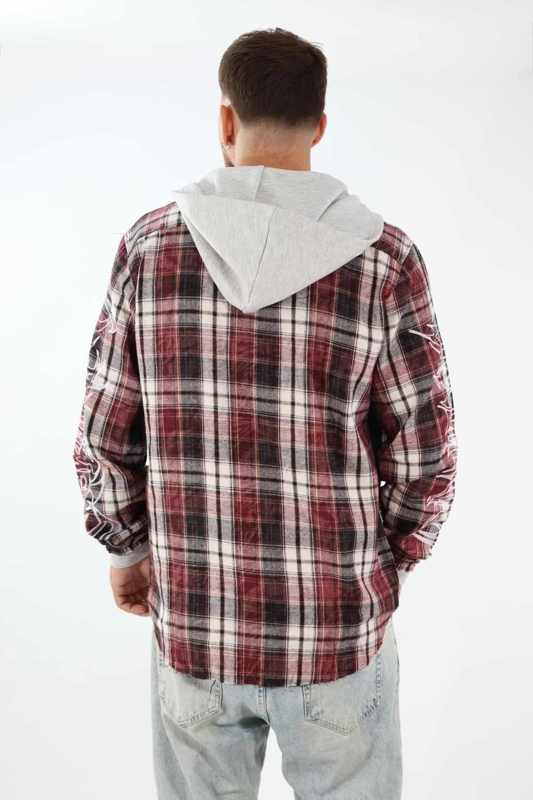Camicia check flanella cappuccio 790 DISCLAIMER