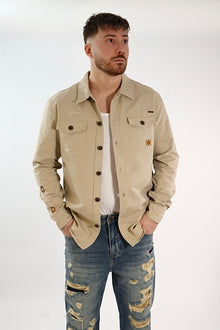 Overshirt cotone ricami 370R GIANNI LUPO