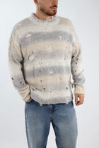 Maglione lana cropped buchi 273 BERNA