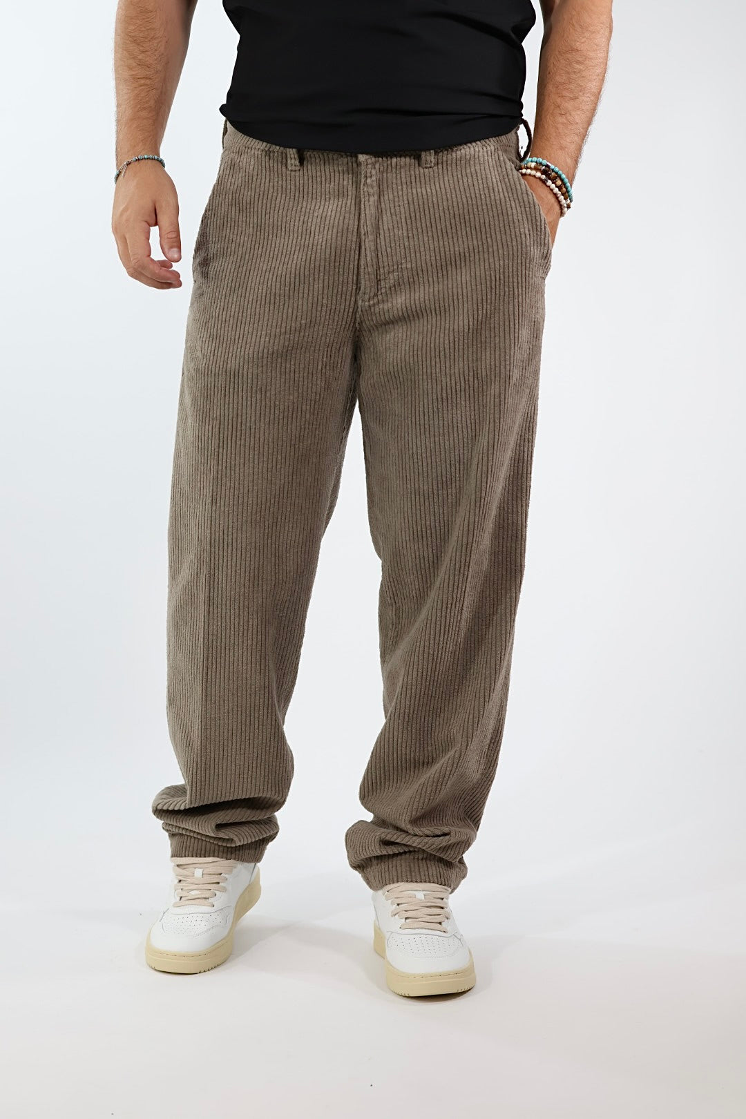 Pantalone velluto Meleda chino loose RV5FAN PONT