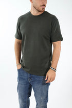 T-shirt basica viscosa verde   505L GIANNI LUPO