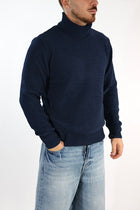 Maglione 536S lupetto ciniglia nero GIANNI LUPO