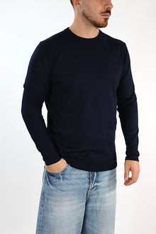 Maglioncino M01 blu paricollo blu OVERD