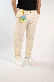 Pantalone cropped lino/cotone anfield 238 BERNA