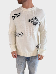 Maglione intarsio 128 BL11