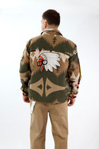 Giacca boxy azteco patch 366 BERNA