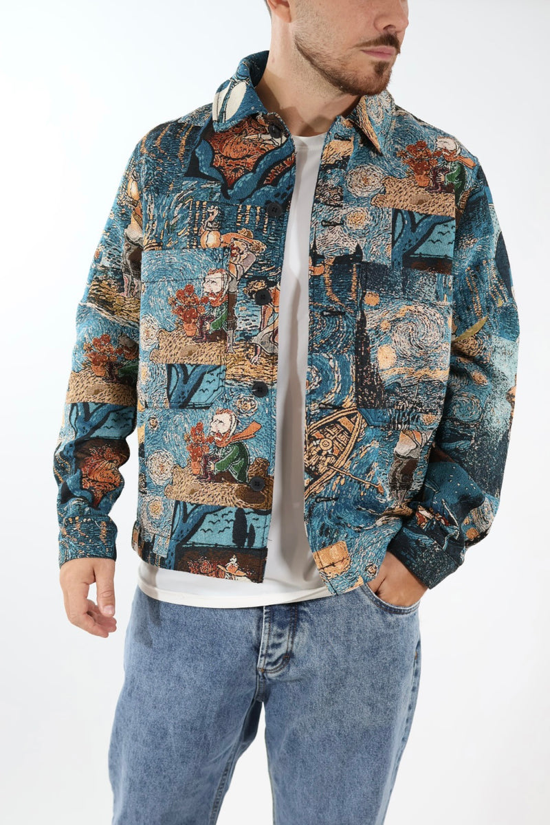 Overshirt 535 jacquard ONLY E SONS