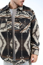 Overshirt 611 azteco lana MAISON DU DANTE