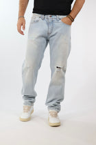 Jeans regular scritte 003 BERNA