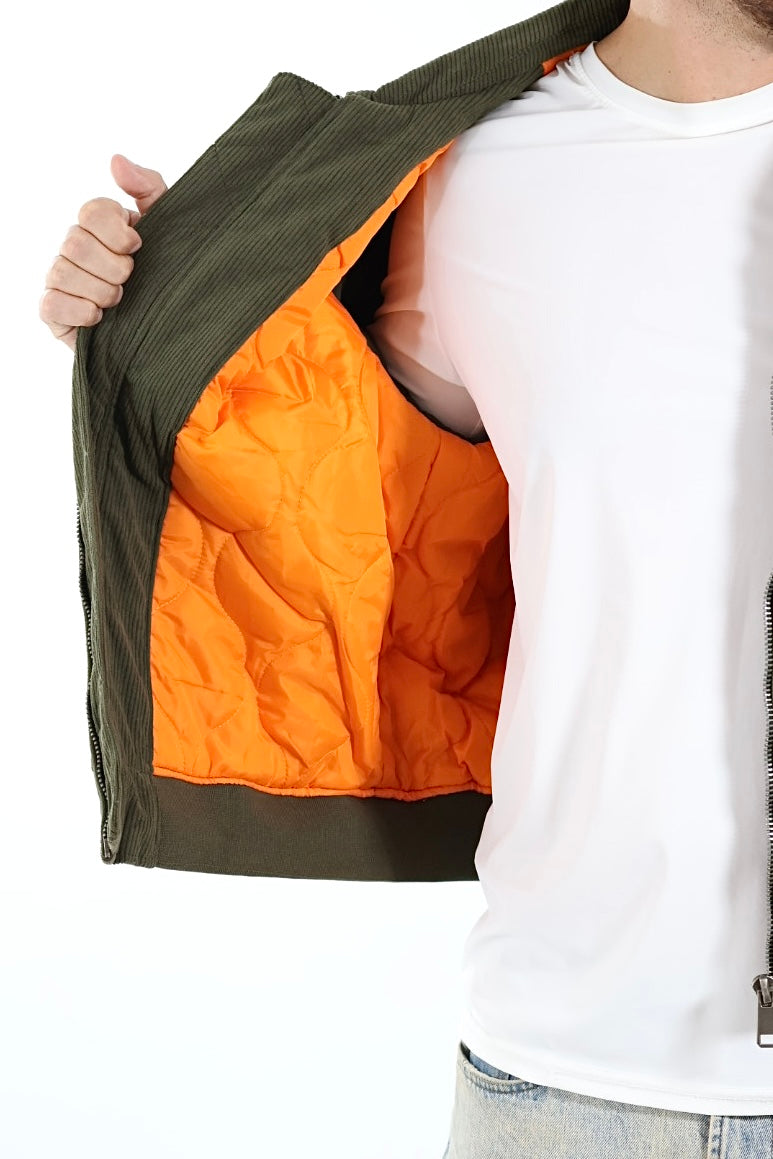 Bomber 014 velluto a coste TONY BACKER