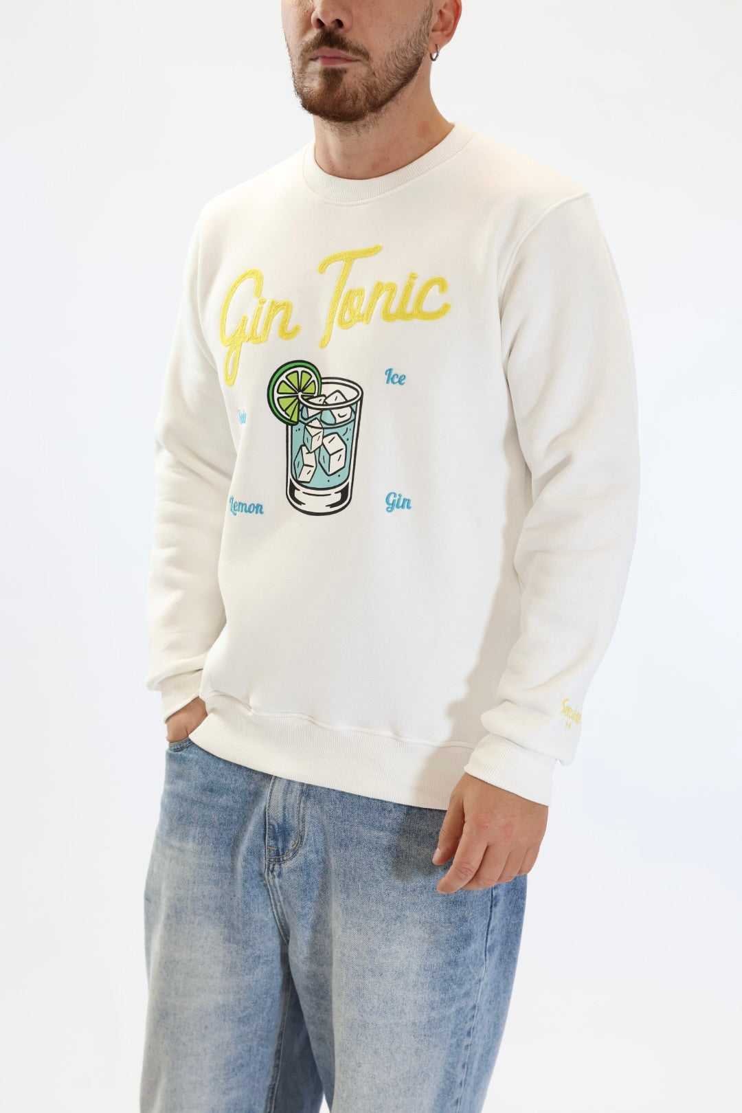 Felpa 3017 gin tonic  SUPERCULTURE