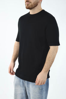 T-shirt in maglia paricollo M11  OVER-D