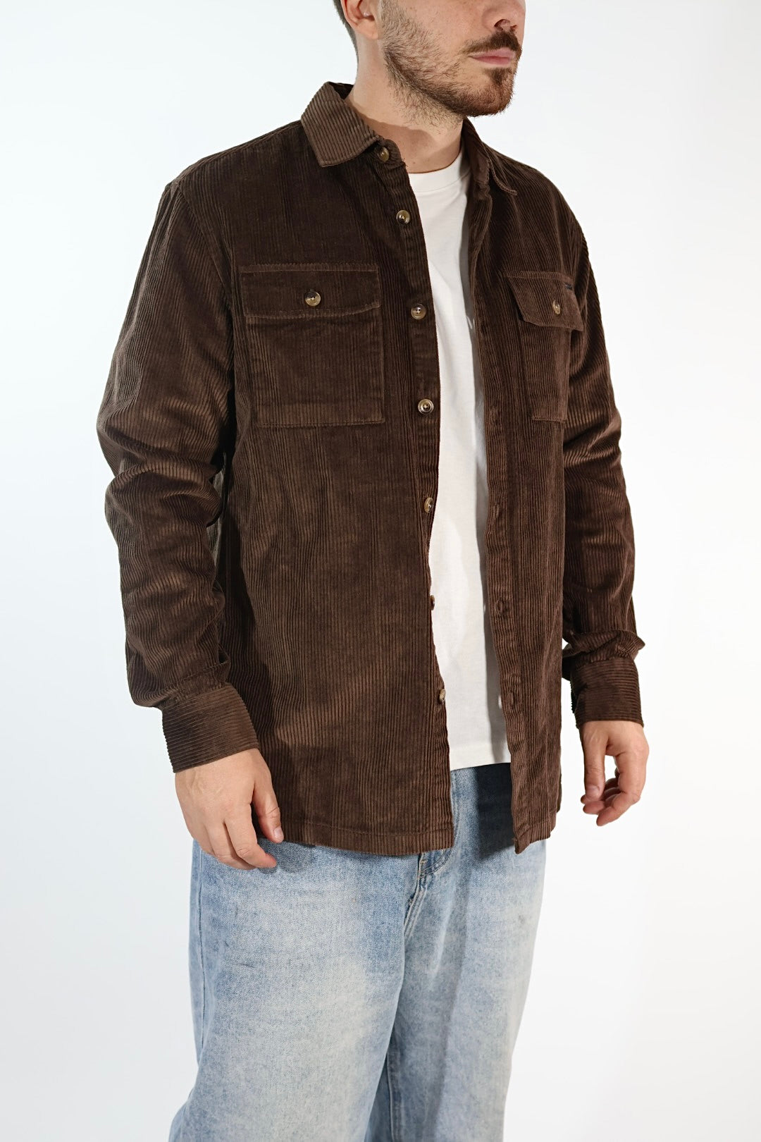 Camicia 7844S velluto costine GIANNI LUPO