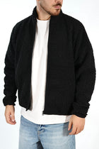 Giubbino BL74580001 teddy full zip nero BL11