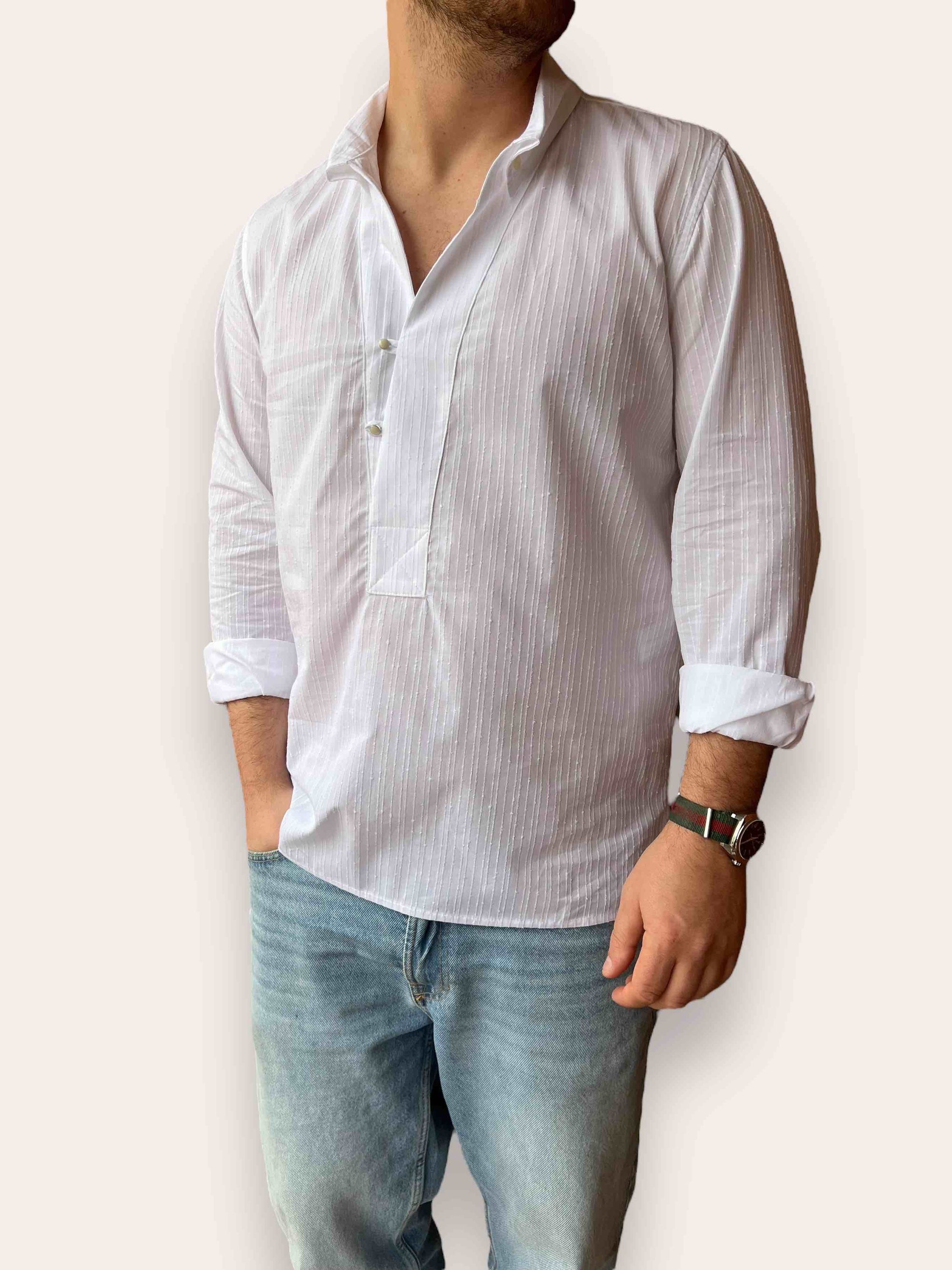 Camicia cotone mare ALTATENSIONE