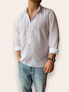 Camicia cotone mare ALTATENSIONE