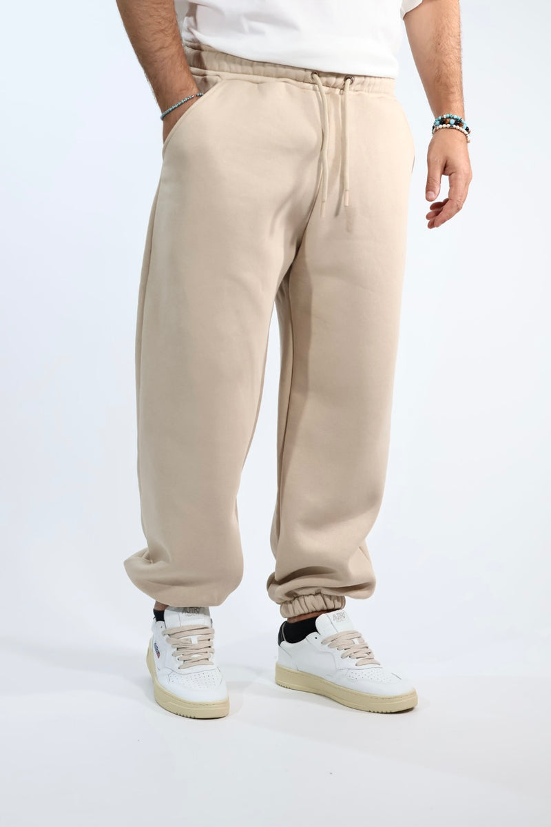 Pantalone 074-1 jogger avorio  BERNA