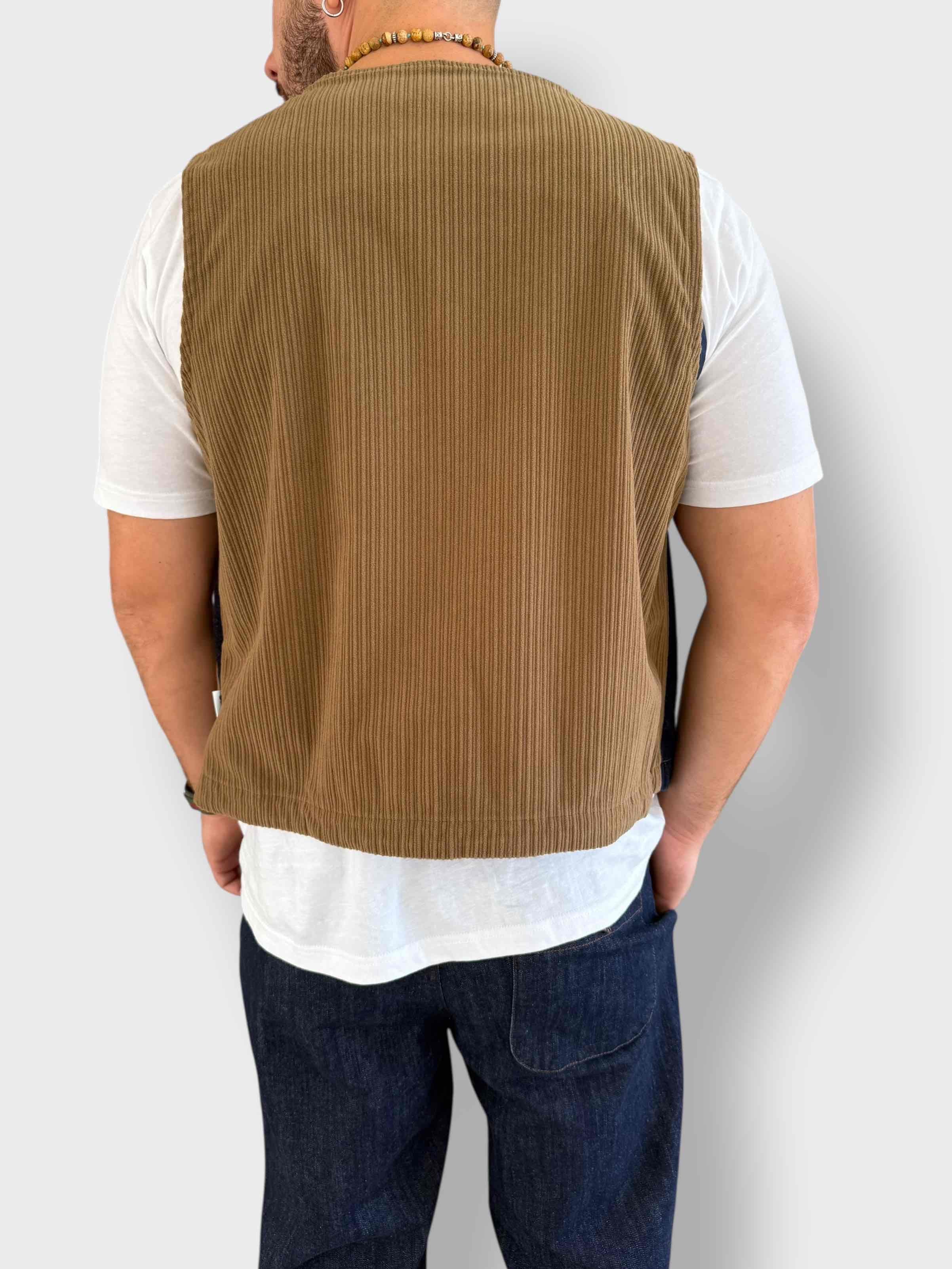 Gilet dettagli velluto 135 BERNA