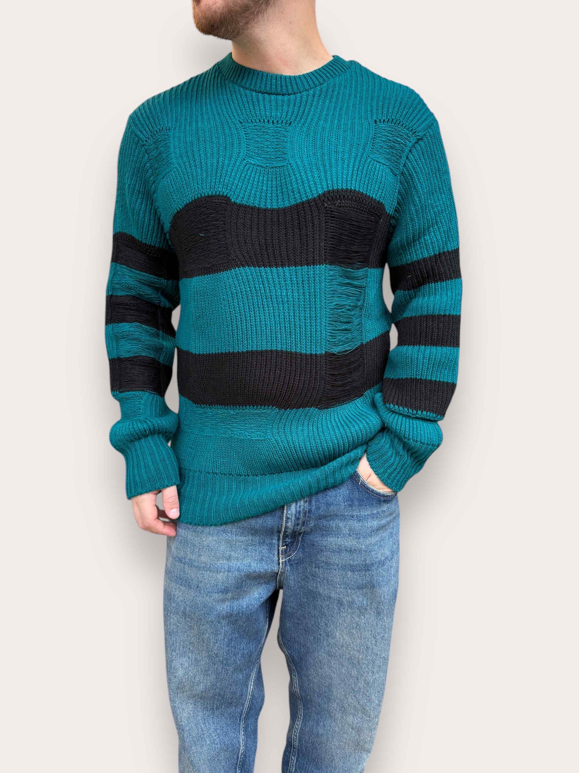 Maglione righe NEW JOB BRAND