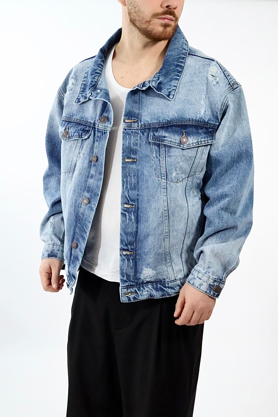 Giacca denim relaxed fit TOM J09 OVER-D