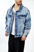 Giacca denim relaxed fit TOM J09 OVER-D