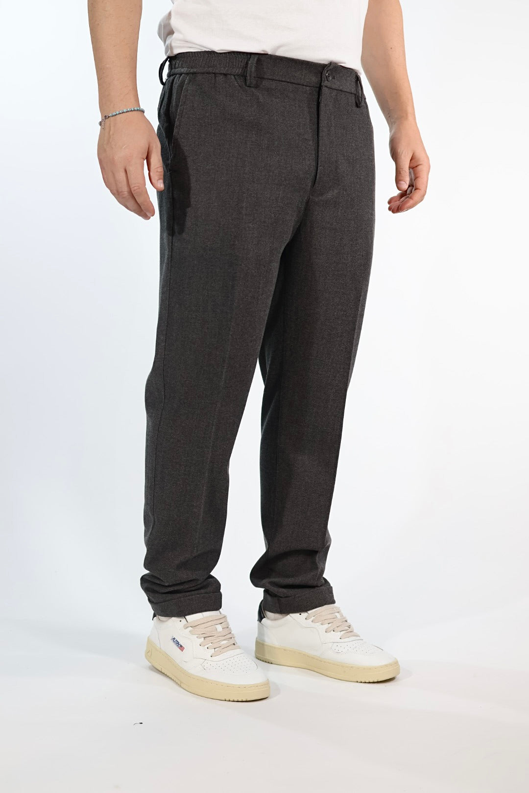 Pantalone P02 slim fit grigio OVERD