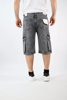 Bermuda denim cargo blitch 412  BL11