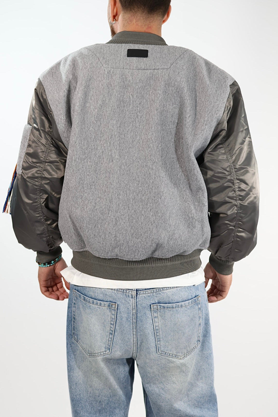Giacca 360 bomber panno/nylon   BERNA