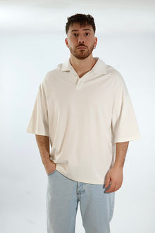 Polo viscosa no bottoni 128 BL11