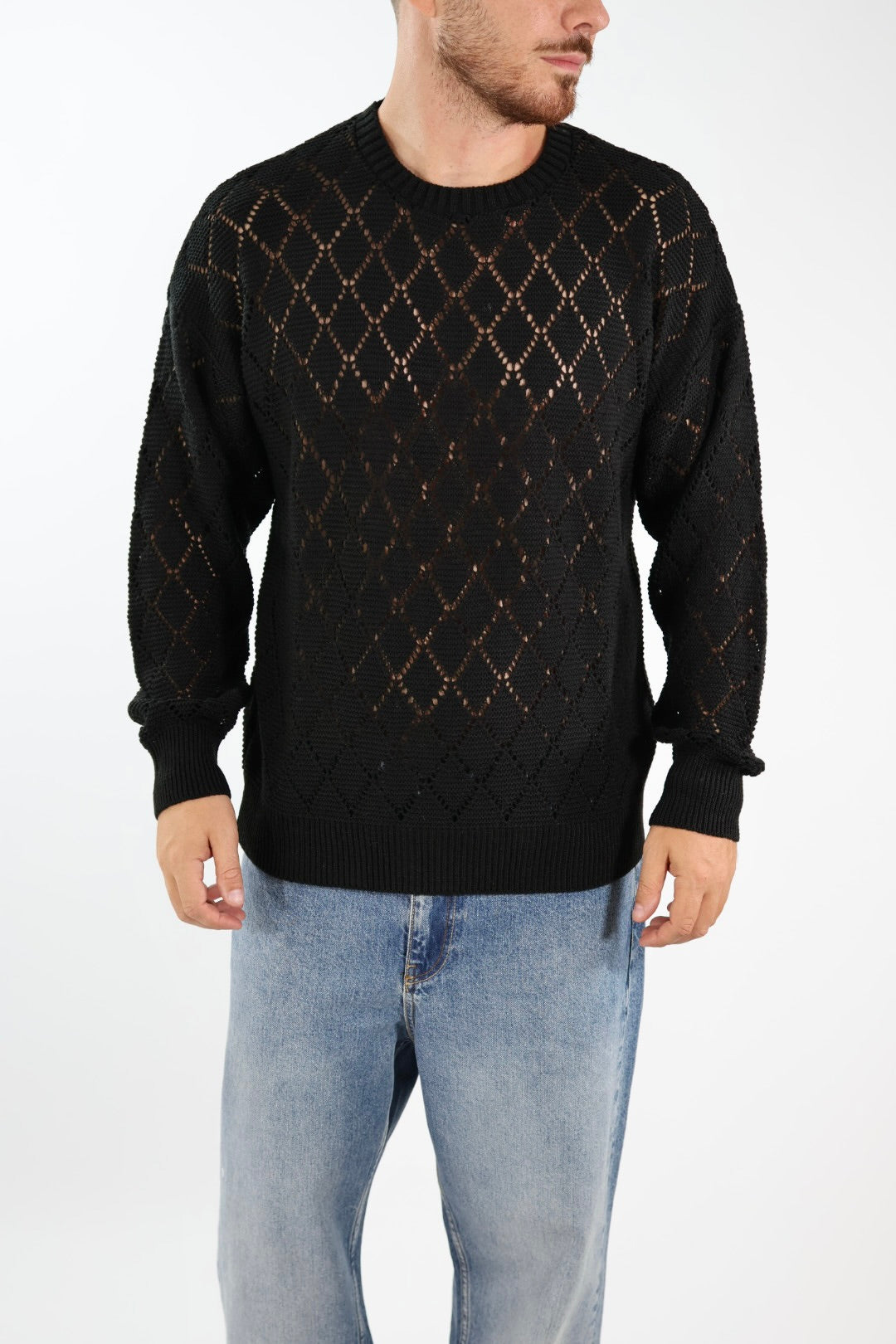Maglione paricollo relaxed M51 OVERD