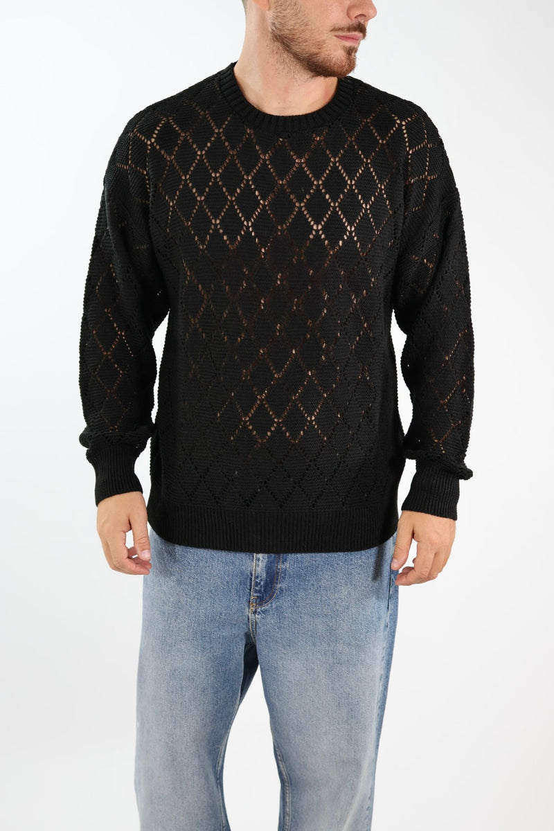 Maglione paricollo relaxed M51 OVERD