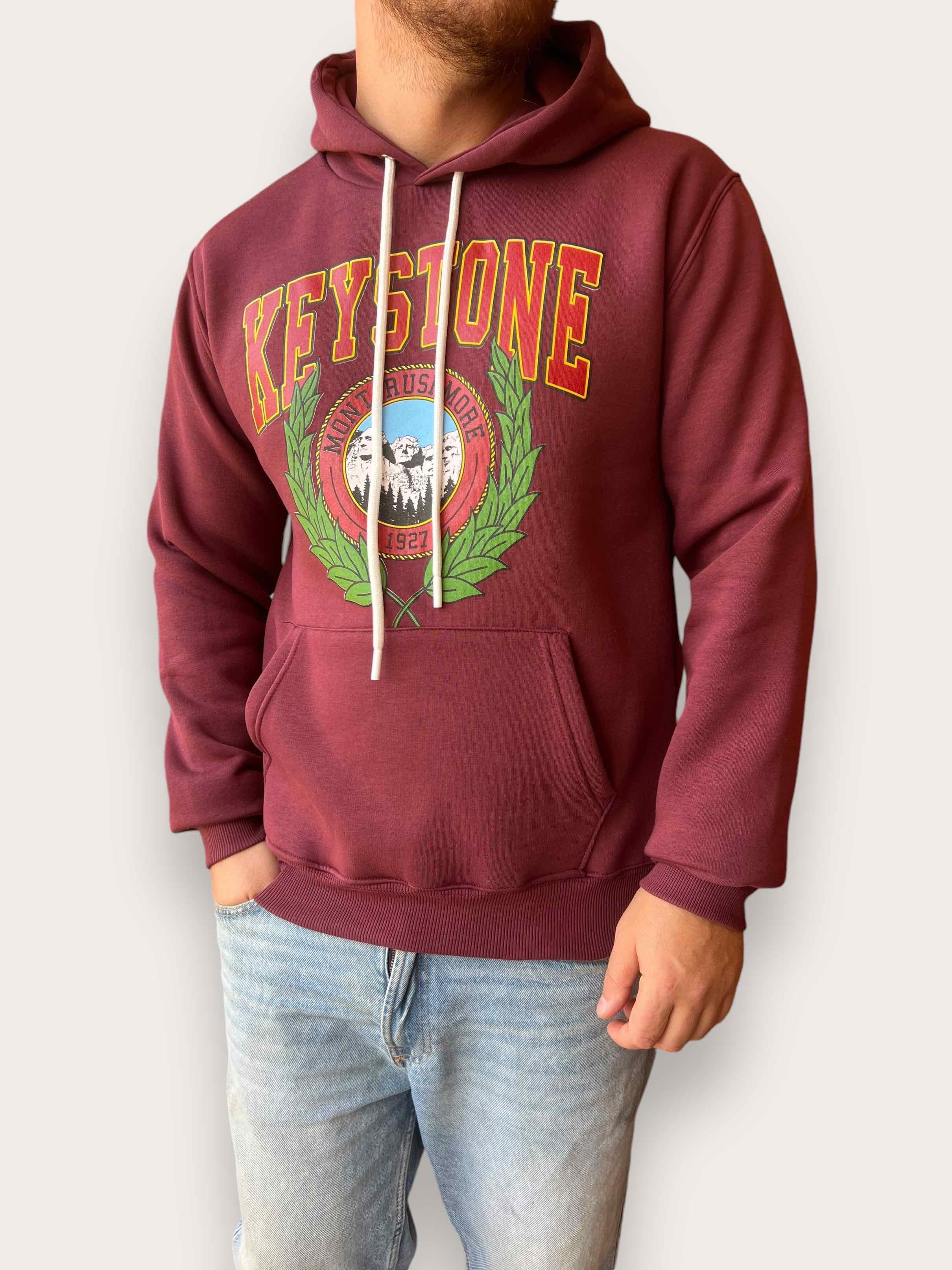 Felpa cappuccio keystone BERNA