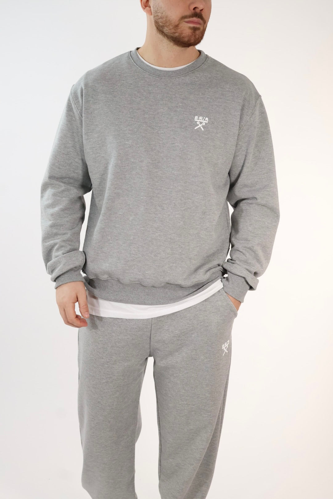 Felpa girocollo basic 053 BERNA