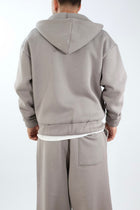 Felpa FL30 zip cappuccio conceptual WHY NOT BRAND