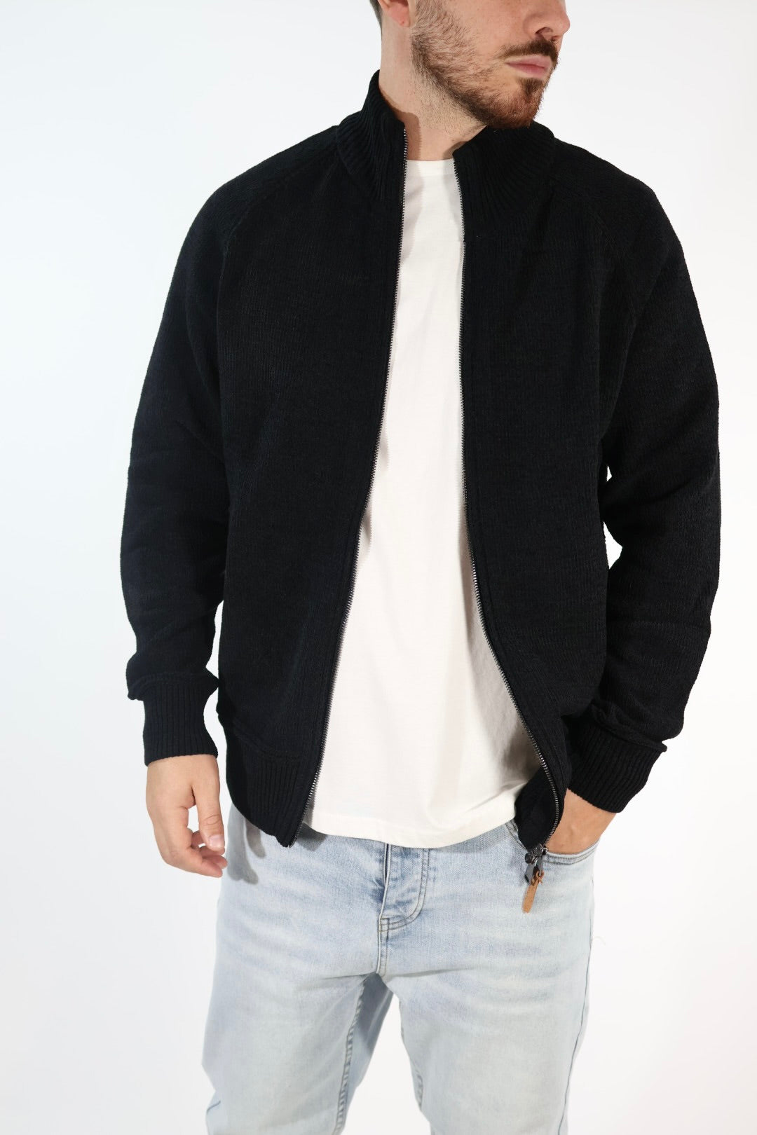 Cardigan 633 ciniglia full zip  GIANNI LUPO