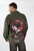 Overshirt cotone stampa J81 OVERD