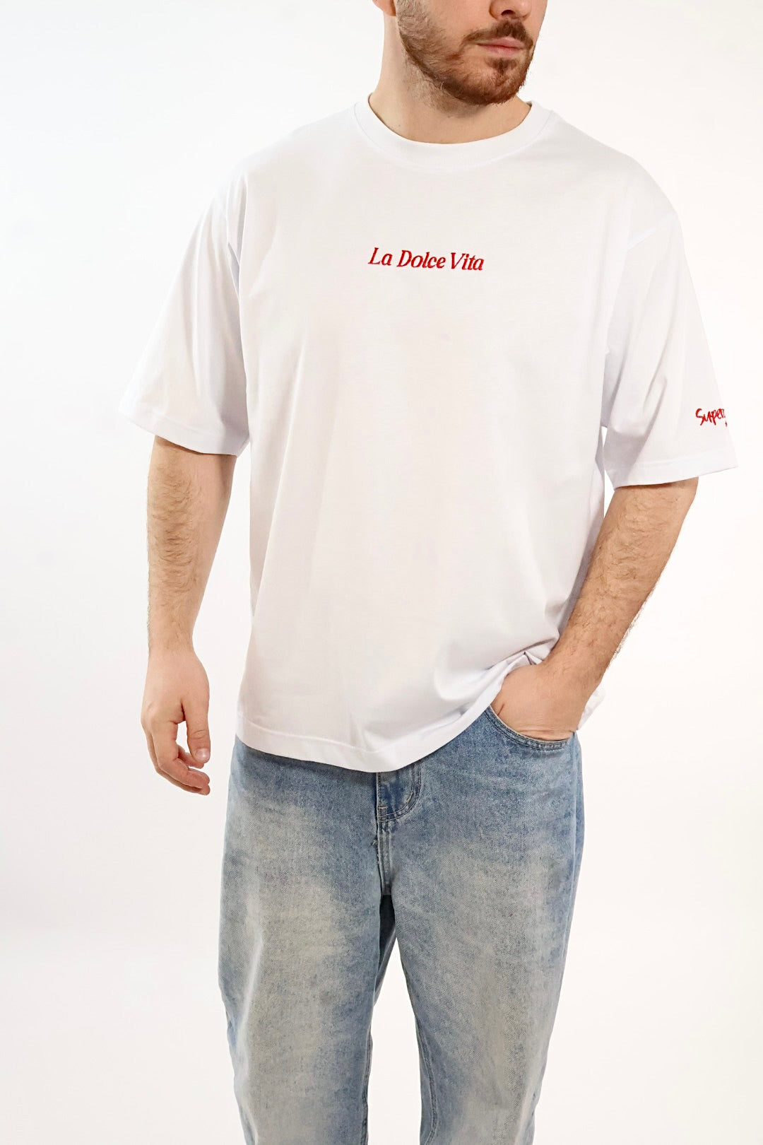 T-shirt ricamo la dolce vita 1967 SUPERCULTURE