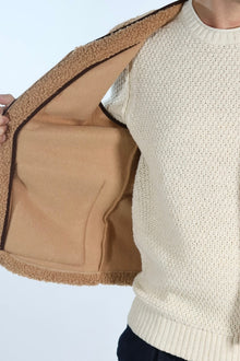Gilet bl746437 teddy mezza zip BL11