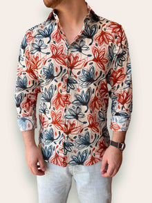 Camicia cotone fantasia SQUAD