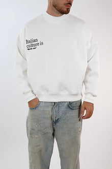 Felpa cropped italian culture 122 BERNA