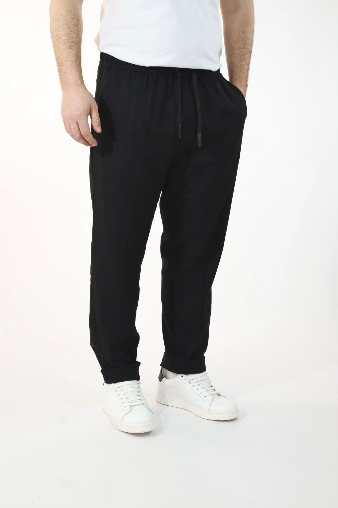 Pantalaccio lino slim fit  P18  OVER-D