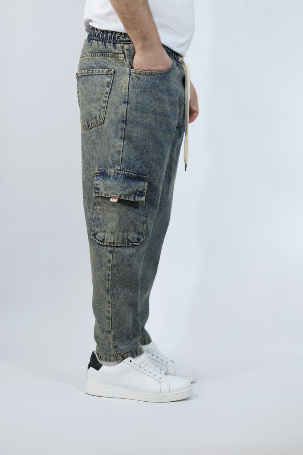 Pantalaccio denim cargo dubai BLACKSUNDAY