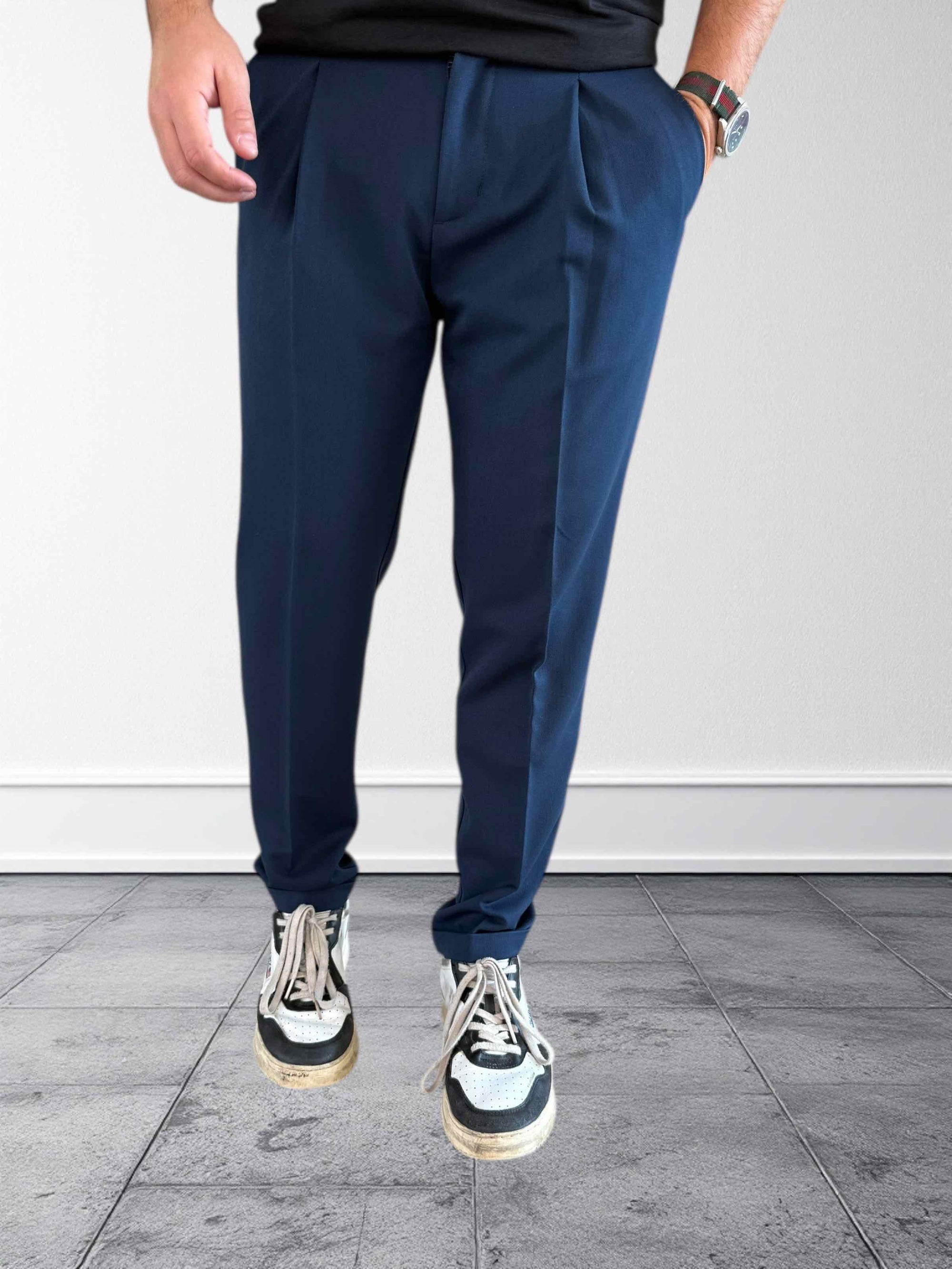 Pantalone tapered doppio filetto P15 OVERD