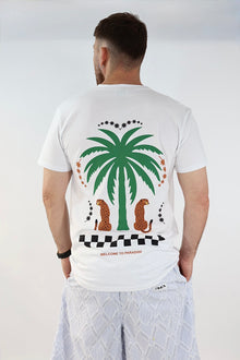 T shirt palma e Leopardi BERNA